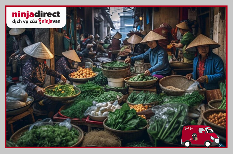 Chợ đầu mối nông sản Trùng Khánh - Quảng Tây