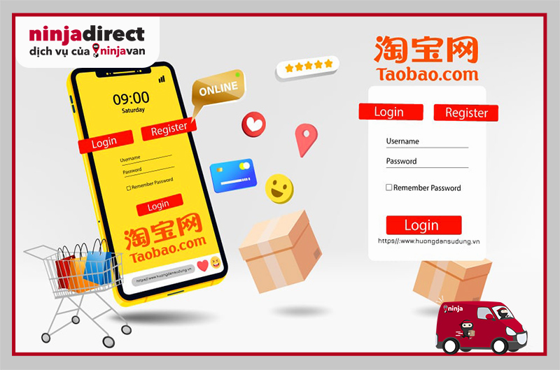 Lưu ý quan trọng khi đăng ký tài khoản mua hàng Taobao