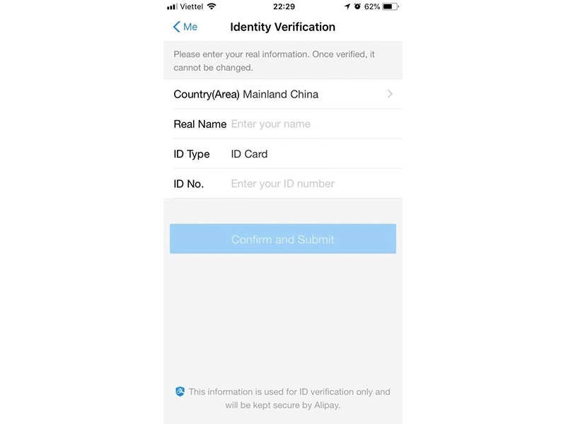 điền thông tin cơ bản và submit