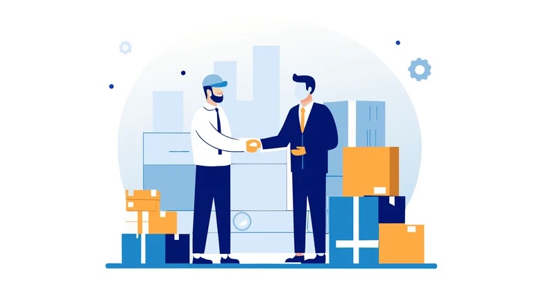 mua hàng qua đơn vị trung gian