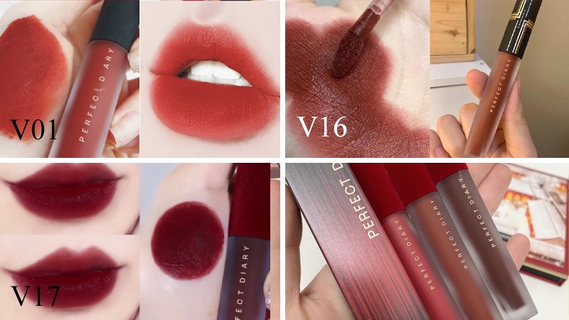 Perfect Diary Glamour Select Velvet Liquid Lipstick